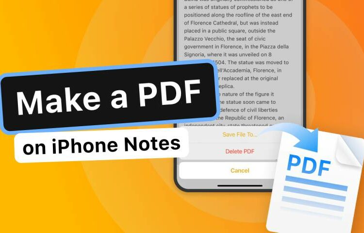 How to Make a PDF from Notes App on Your iPhone