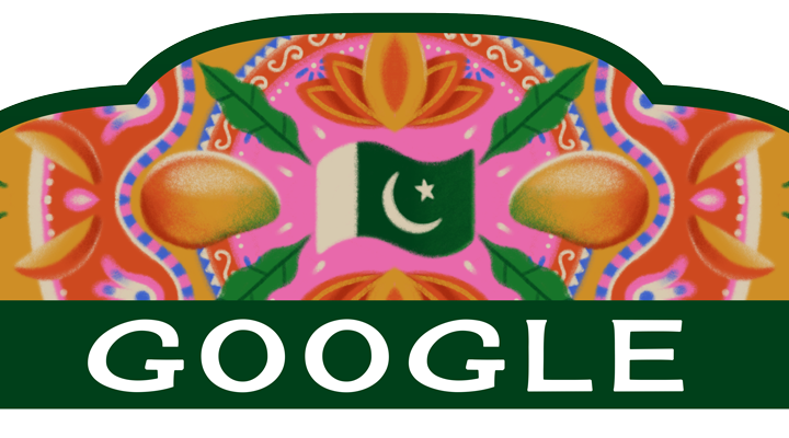 Google doodle celebrates the Pakistan’s Independence Day