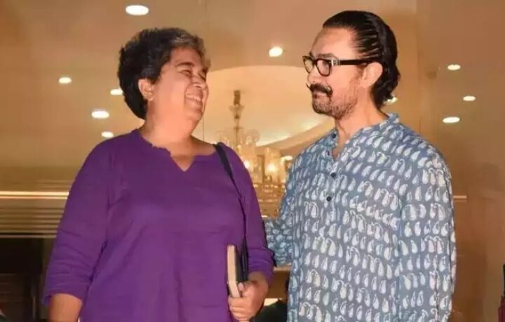 Reena Dutta’s father has passed away and Aamir Khan visits her and offers her condolences