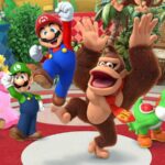 A rollercoaster and rhythm games await you in Super Nintendo World’s new Donkey Kong area