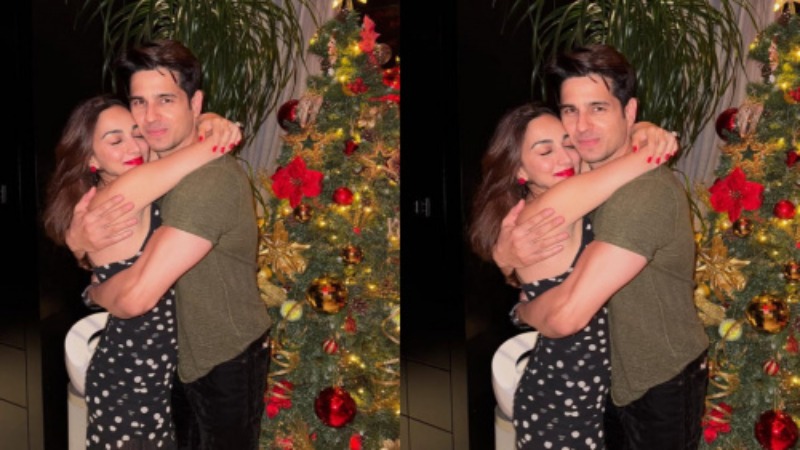 In a Christmas photo with Sidharth Malhotra, Kiara Advani wears polka dots and fans react to the look