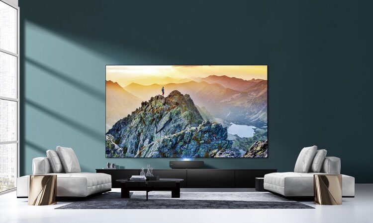 Brightness and contrast are increased with Hisense’s new laser TV projector