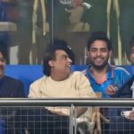 India vs England cricket match at Wankhede Stadium Watched by Rishi Sunak, Narayana Murthy. Mukesh Ambani and Akash Ambani also joined them